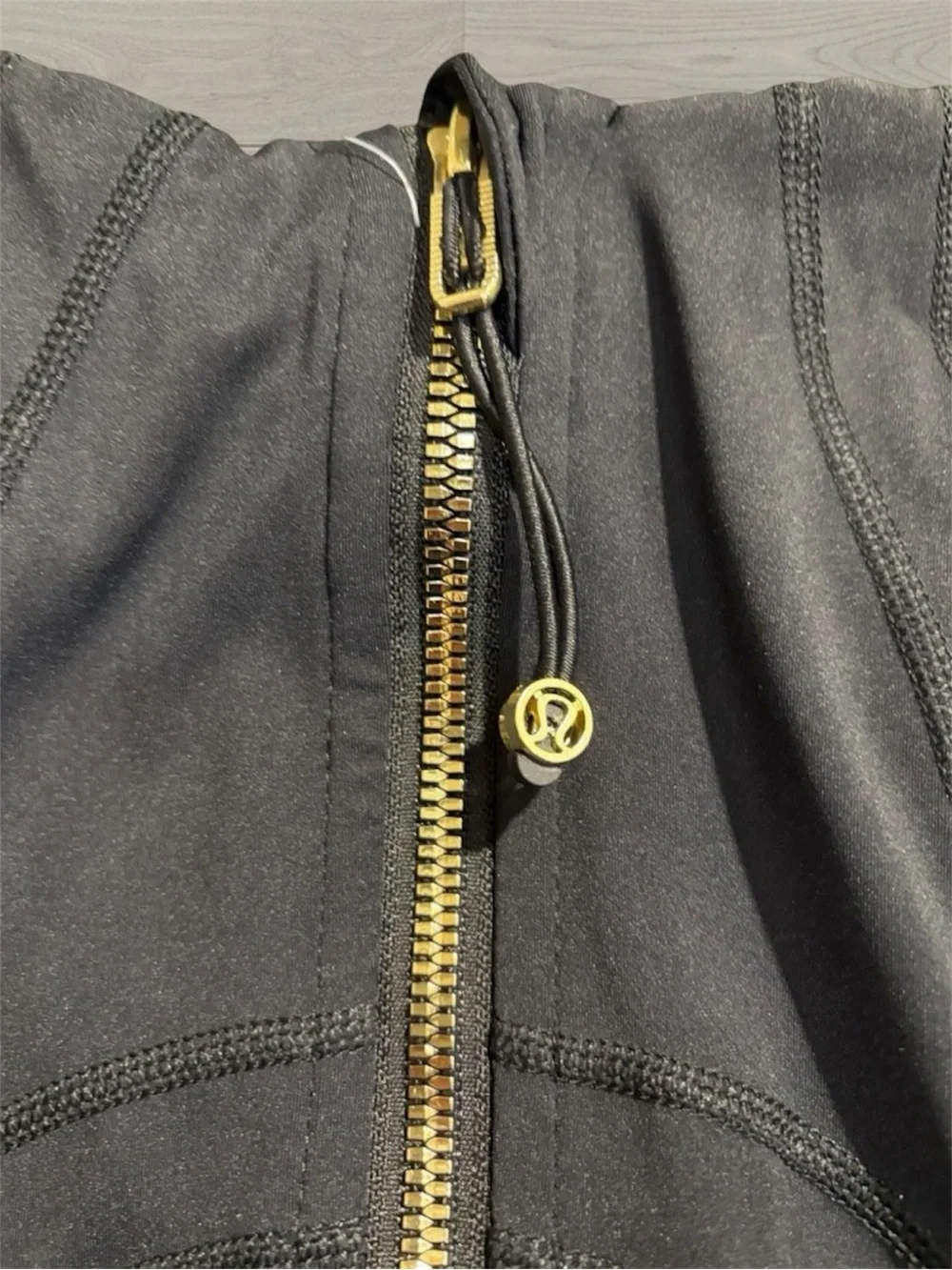 Lululemon Black Cropped Nulu Jacket and Short Set - Picture 3 of 3